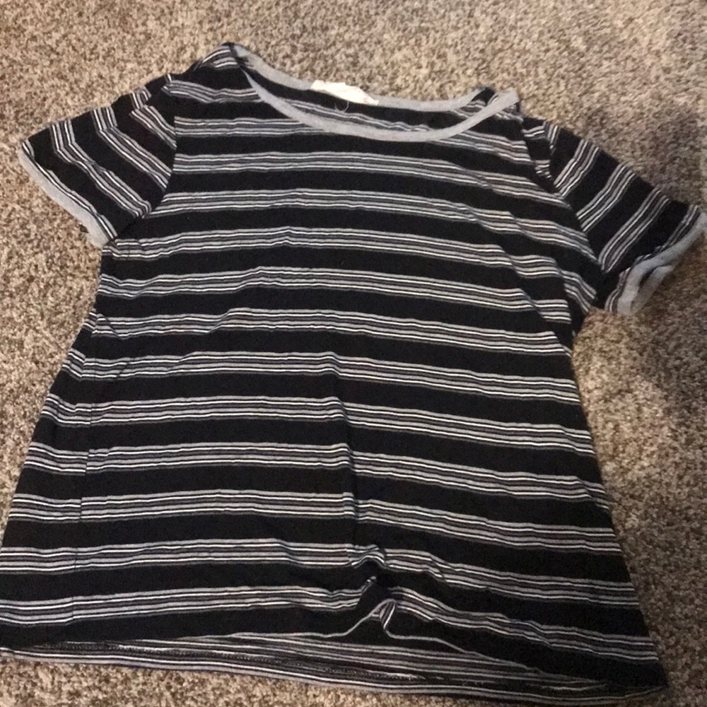 Striped shirt worn once.
